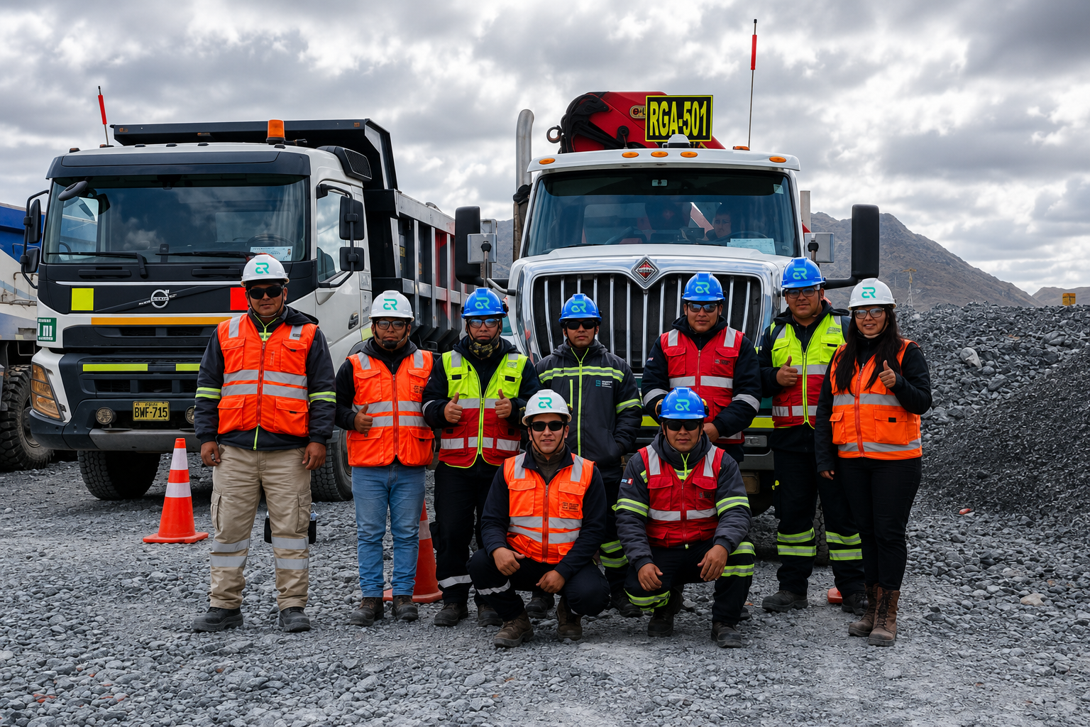 Equipo de operadores y riggers certificados de THE BULL MOUNTAIN SAC